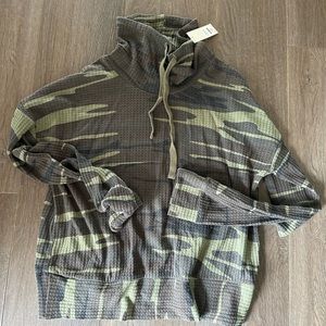 Camo Sweater/Thermal Top